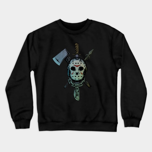 Friday the 13th Jason Voorhees Crewneck Sweatshirt by Max58